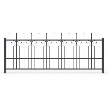 Кованный забор КЗ-88